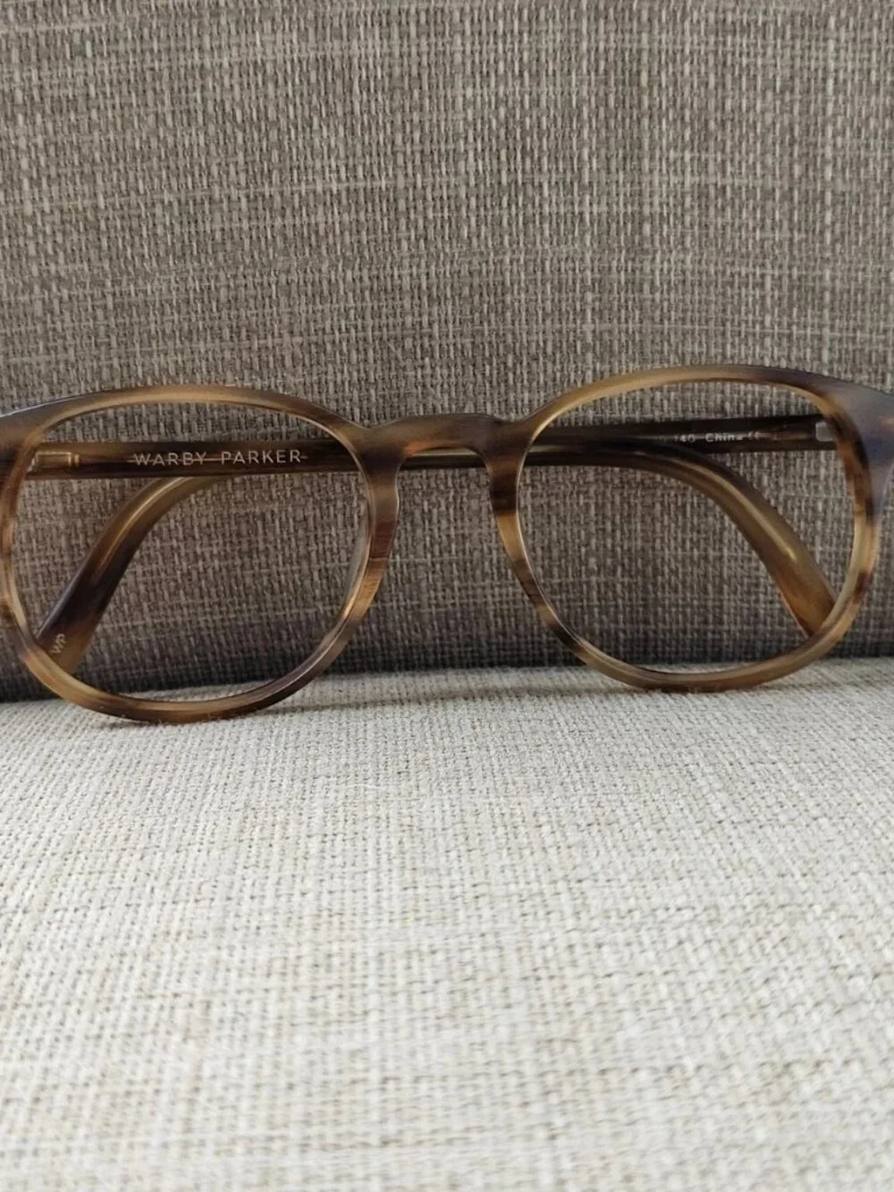 Warby Parker Eyeglasses Frame DOWNING W 217 Eyewear Unisex Glasses Brown